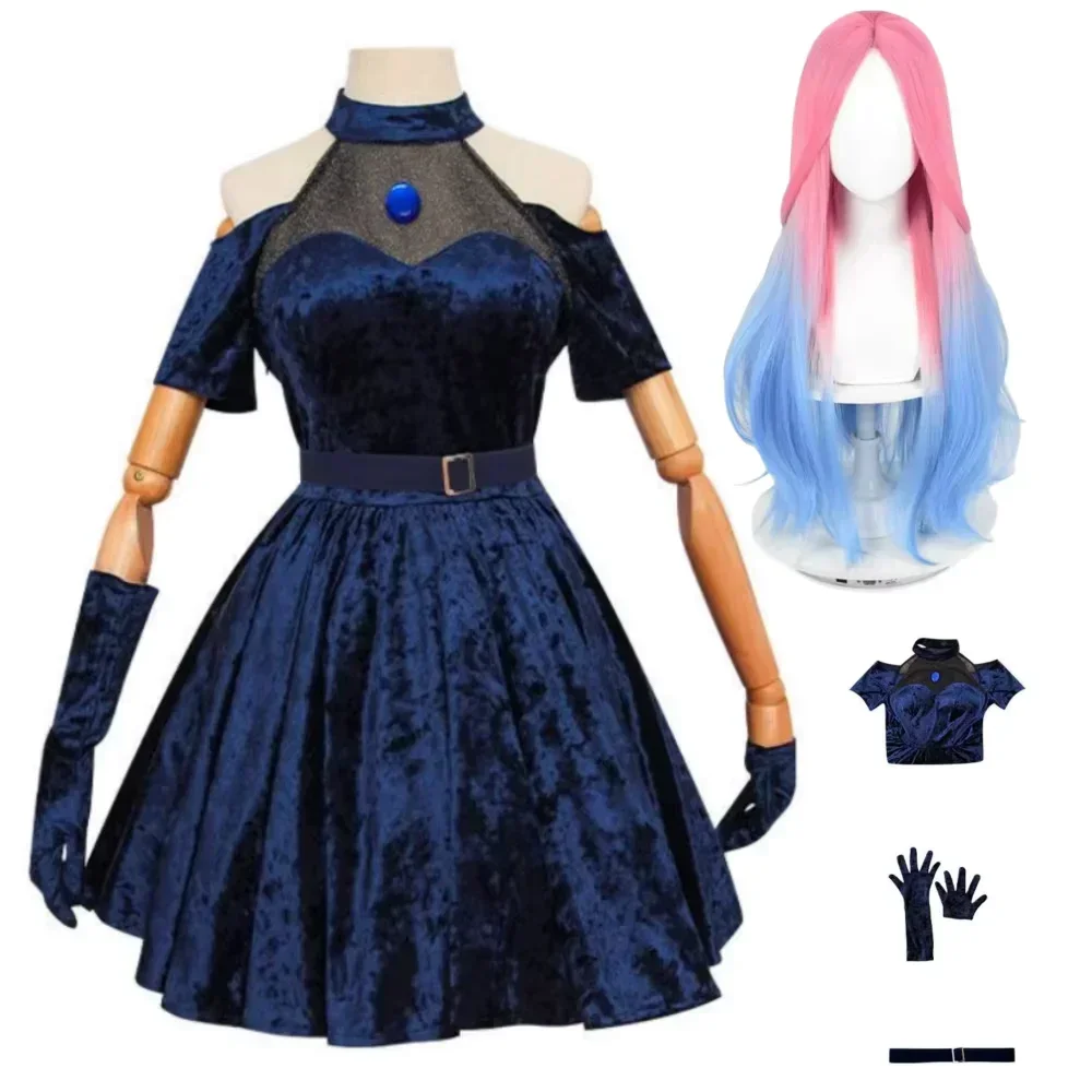 ミジ コスプレ衣装 アニメ エイリアン ステージコスプレ衣装 - Anime Cosplay Blue Hair のレビューと価格