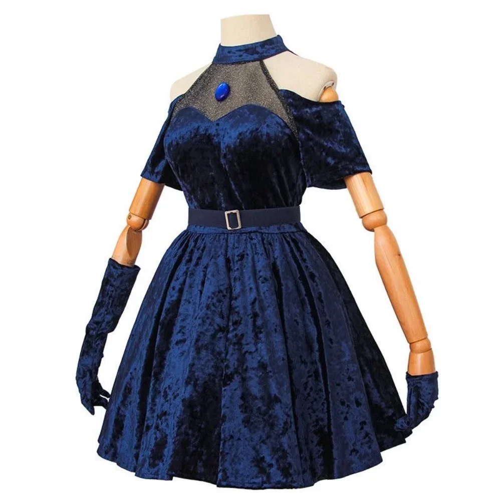 2026 ミジコスプレ衣装アニメエイリアンステージコスプレ衣 - Anime Cosplay Blue Hair のレビューと価格