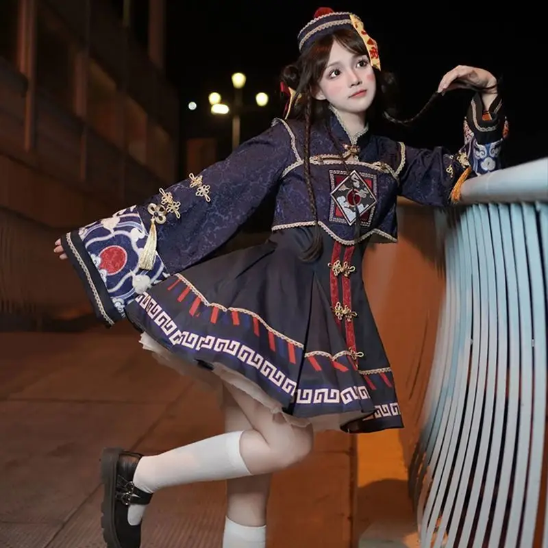ロリータ中国風の甘いドレスかわいいアニメゾンビガールコスプレ - Anime Cosplay Ladies のレビューと価格
