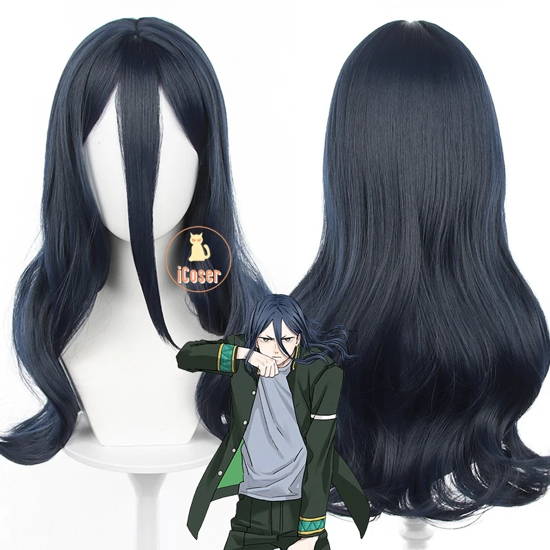 3,v;5'h\8/菅地京太郎のコスプレウィッグ、アニメ「ウ - Anime Cosplay Blue Hair のレビューと価格