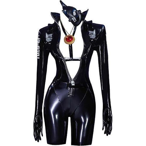 WHH アニメニッケクエンシーコスプレ衣装黒のボディスーツマ - Anime Cosplay Jumpsuit のレビューと価格