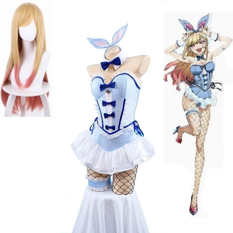 私のドレスアップダーリン 北川マリン コスプレ ブルーバニー - Kitagawa Anime Cosplay のレビューと価格
