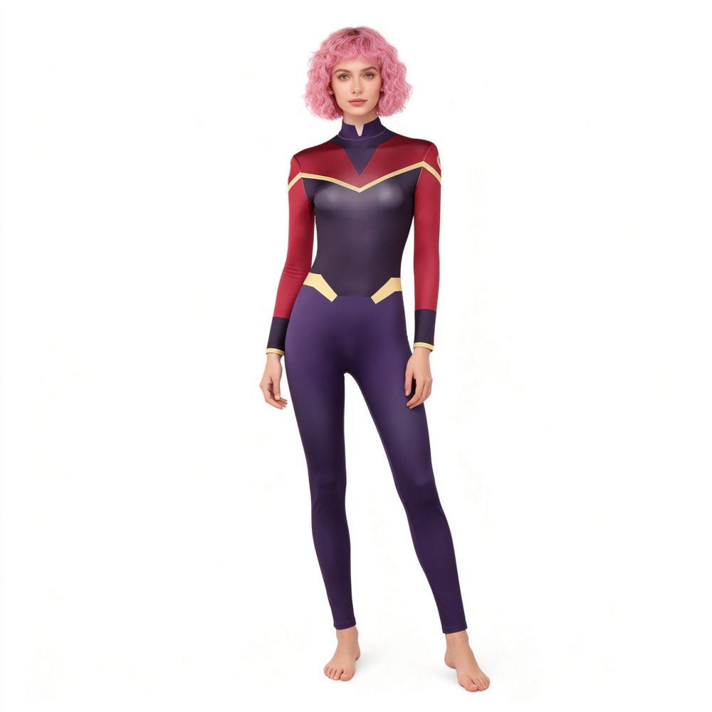 インビンシブル・トゥラ コスプレ衣装 レッドジャンプスーツ  - Anime Cosplay Jumpsuit のレビューと価格