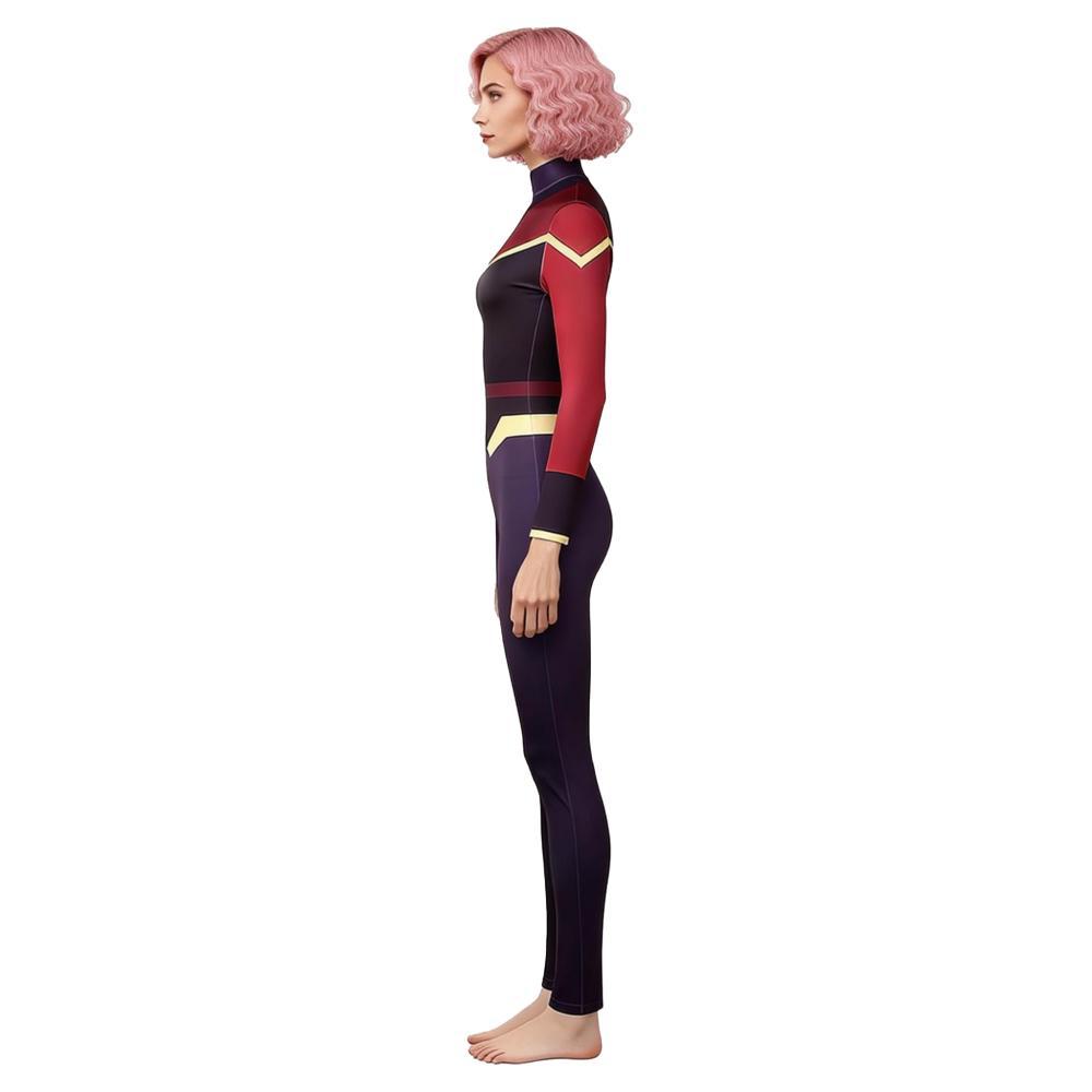 インビンシブル・トゥラ コスプレ衣装 レッドジャンプスーツ  - Anime Cosplay Jumpsuit のレビューと価格